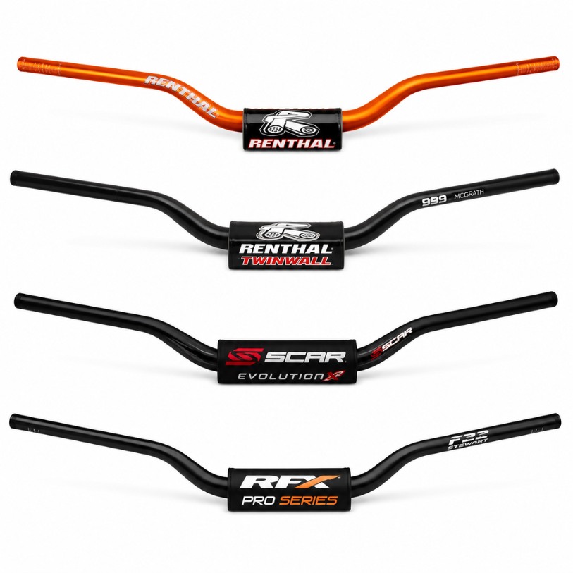 Guidons 28.6 mm Renthal Twinwall Fatbar SCAR ODI RFX