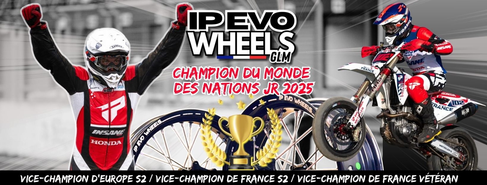 IP evo wheels champion du monde supermotard