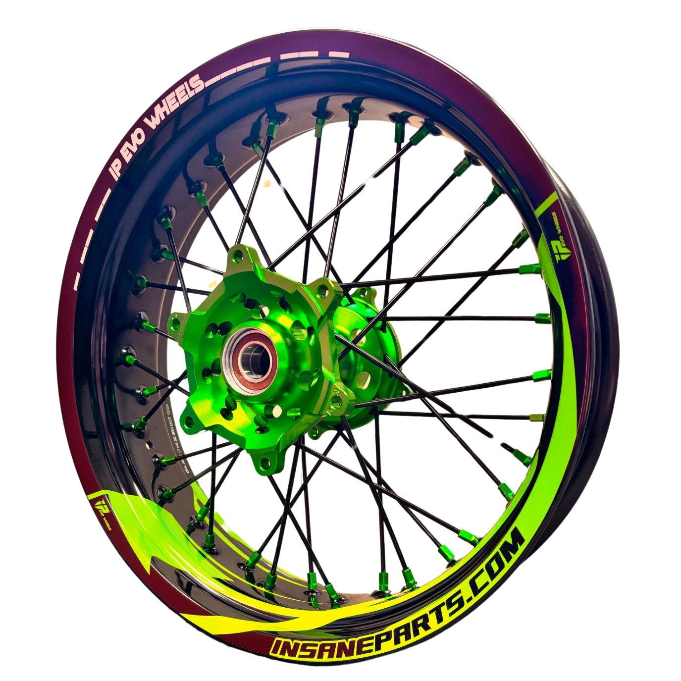 Kit déco bi color pour roues supermotard