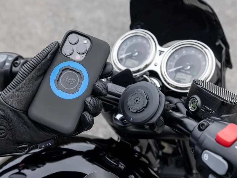 Tête de chargement Quad Lock pour moto
