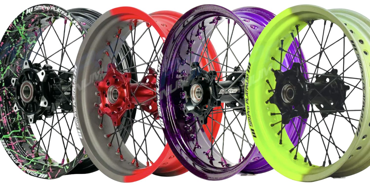 Roues supermotard SM Pro Platinum KTM vue d'ensemble haut de gamme