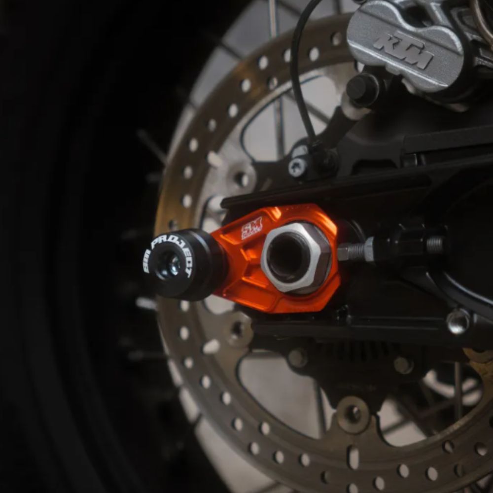 Tendeurs de chaine avec tampon pour KTM