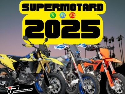 2025, tout les Supermotard de 125cc à 700cc 2024 du permis A à A2